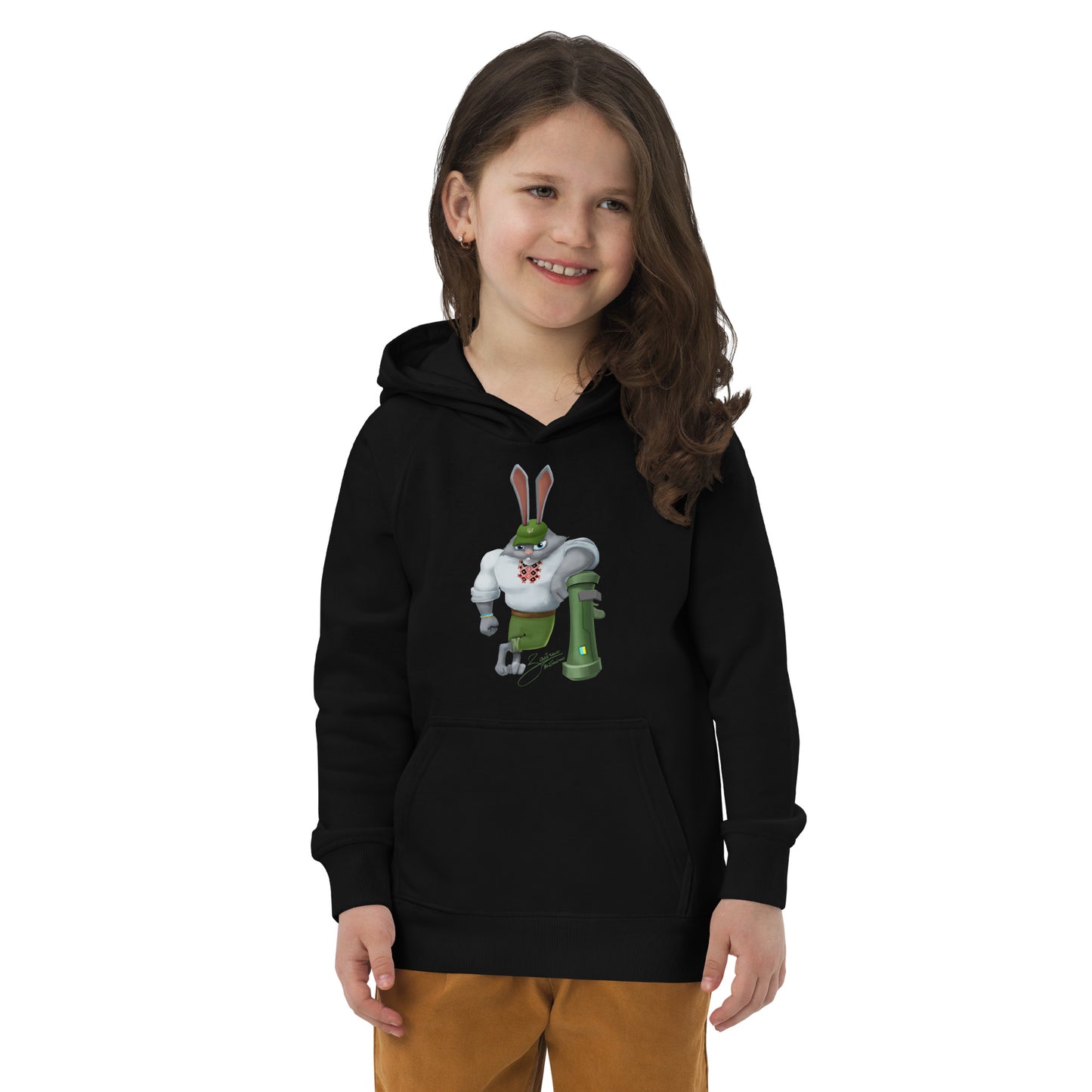 The Rabbit - Зайчик Побігайчик || Kids eco hoodie