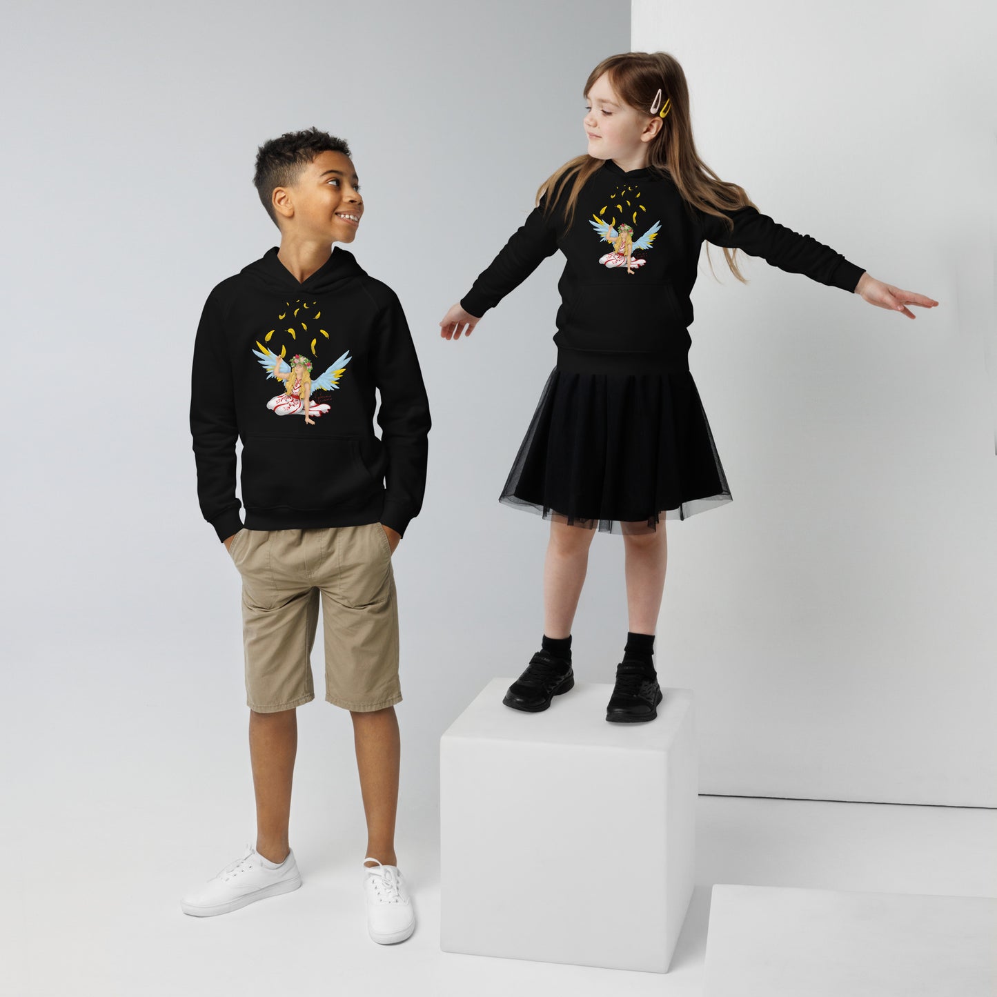 Kривенька Kачечка || Crooked little duckling - Kids eco hoodie