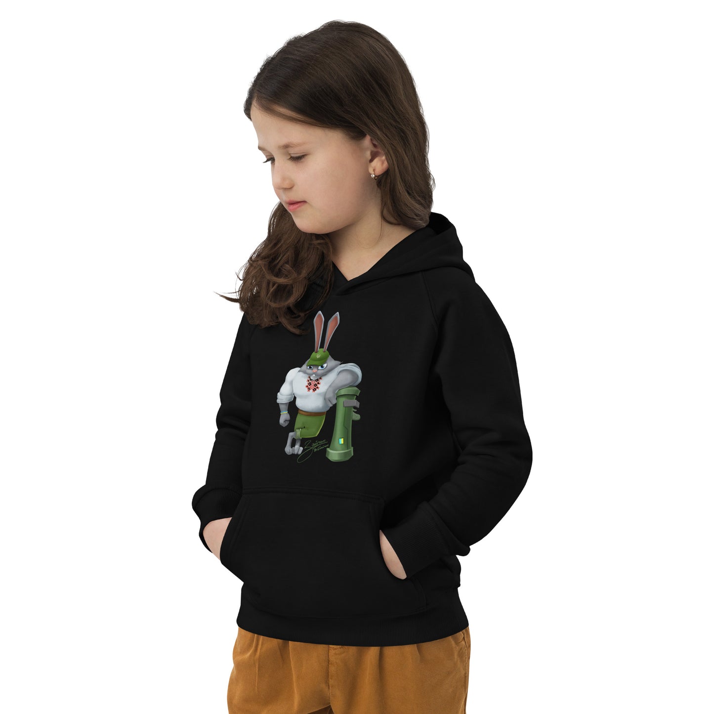 The Rabbit - Зайчик Побігайчик || Kids eco hoodie