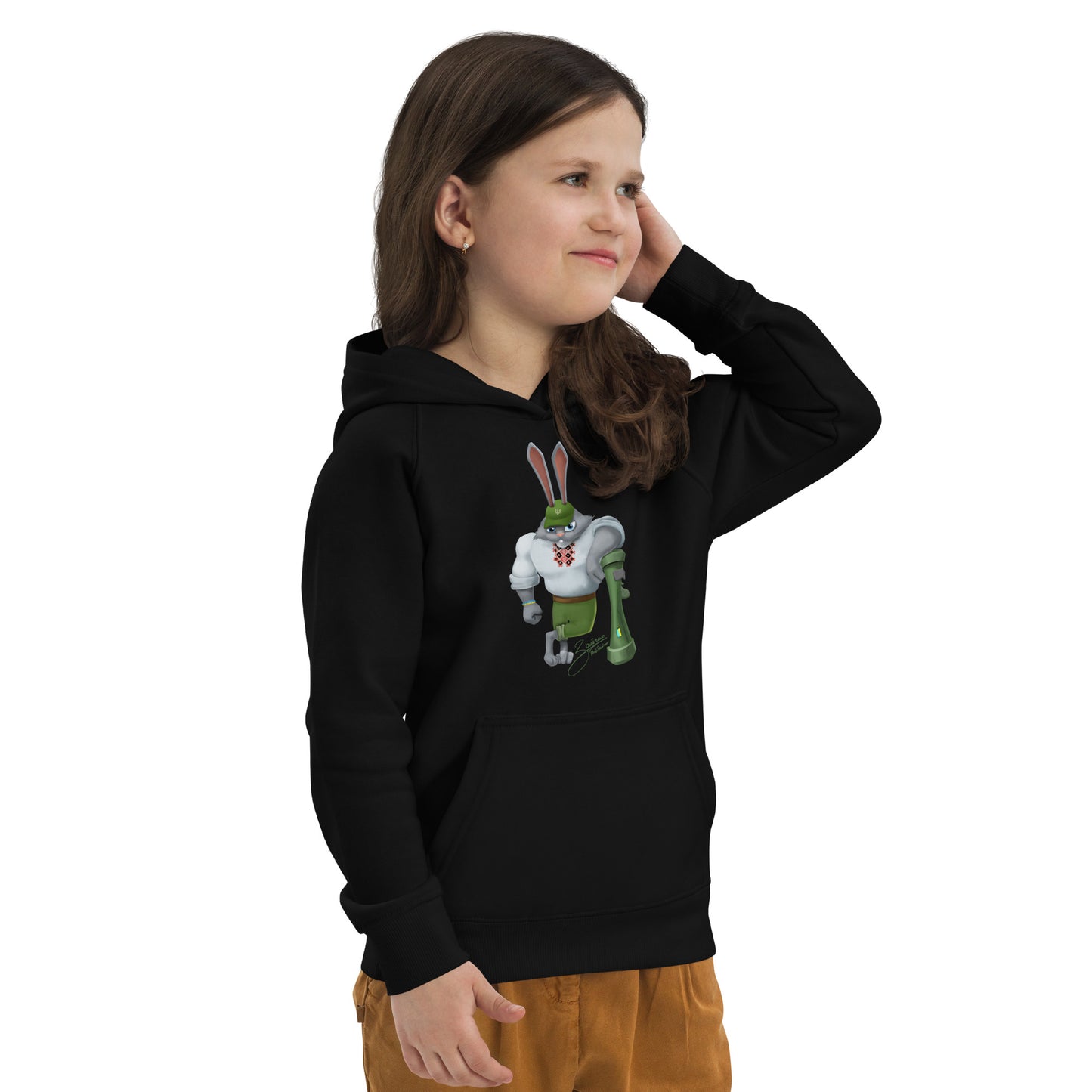 The Rabbit - Зайчик Побігайчик || Kids eco hoodie