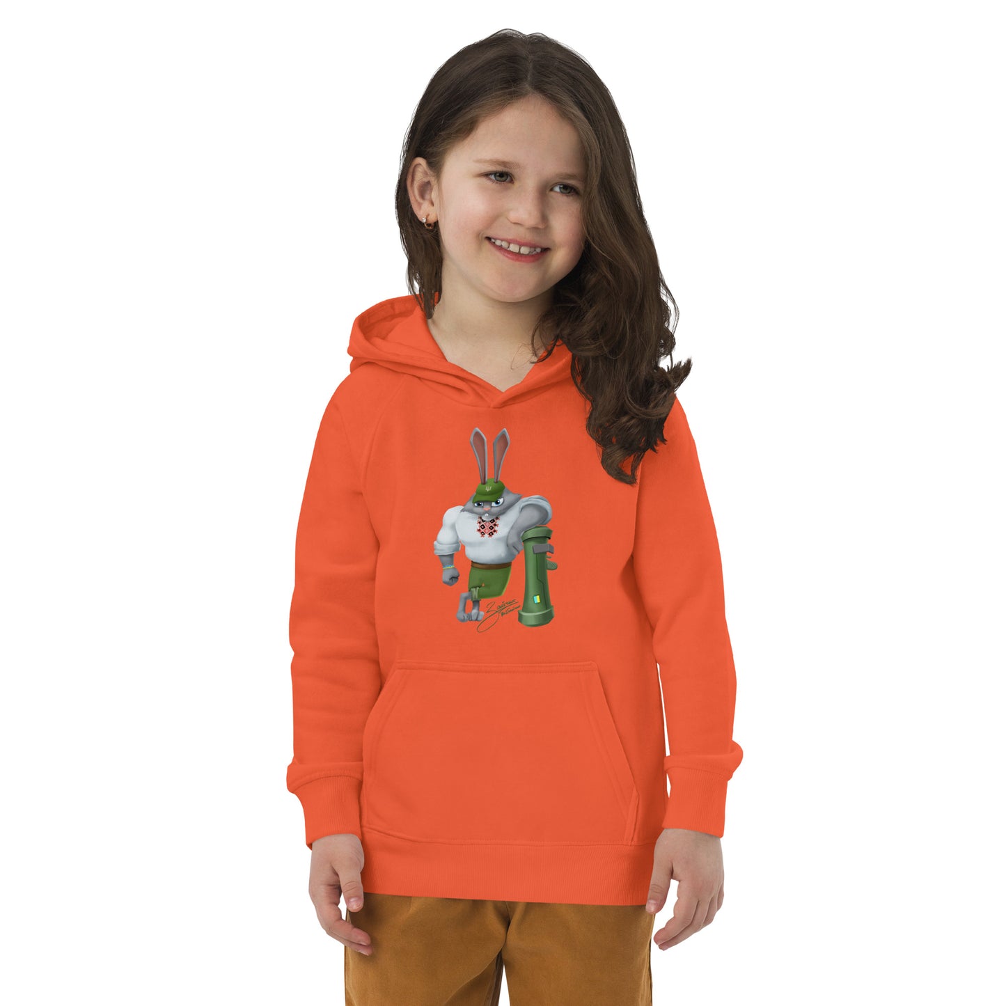 The Rabbit - Зайчик Побігайчик || Kids eco hoodie