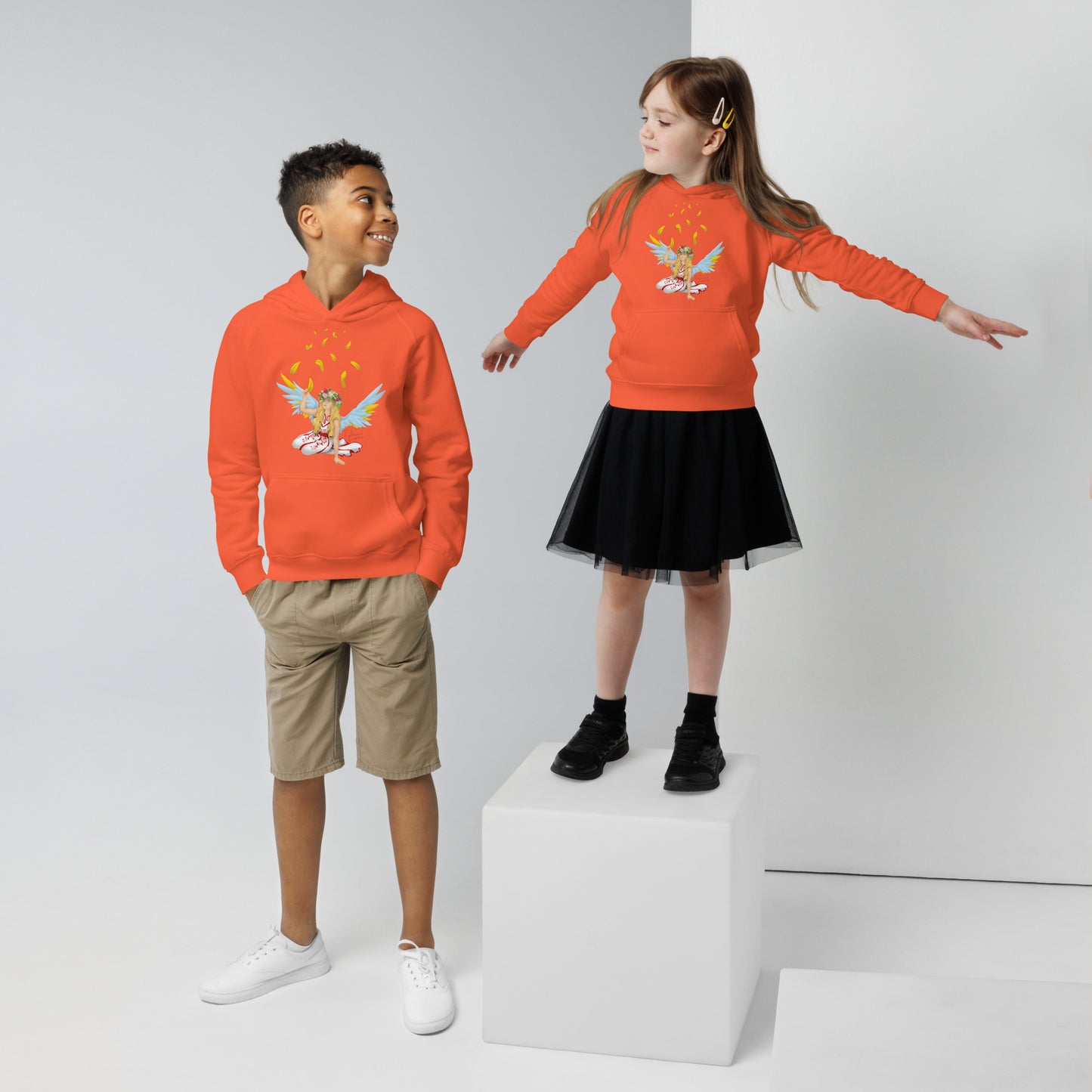 Kривенька Kачечка || Crooked little duckling - Kids eco hoodie