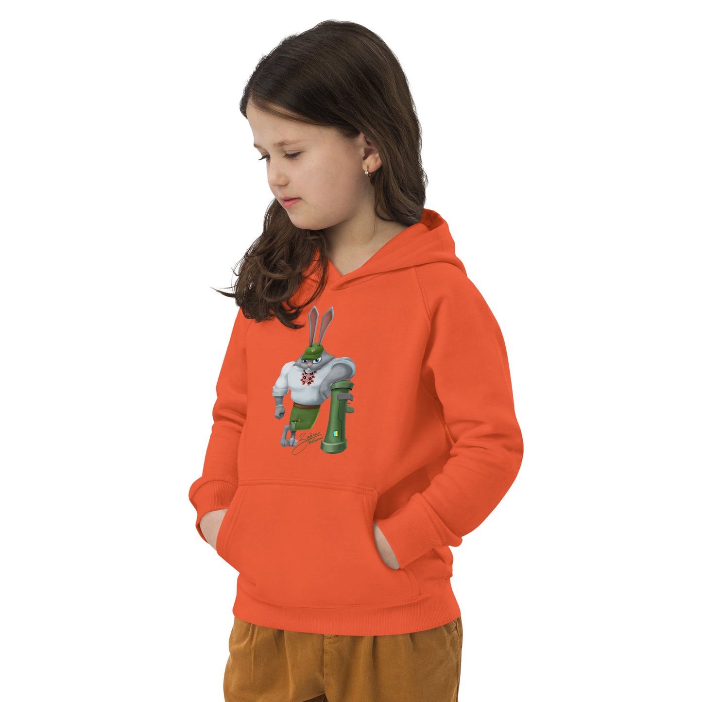 The Rabbit - Зайчик Побігайчик || Kids eco hoodie