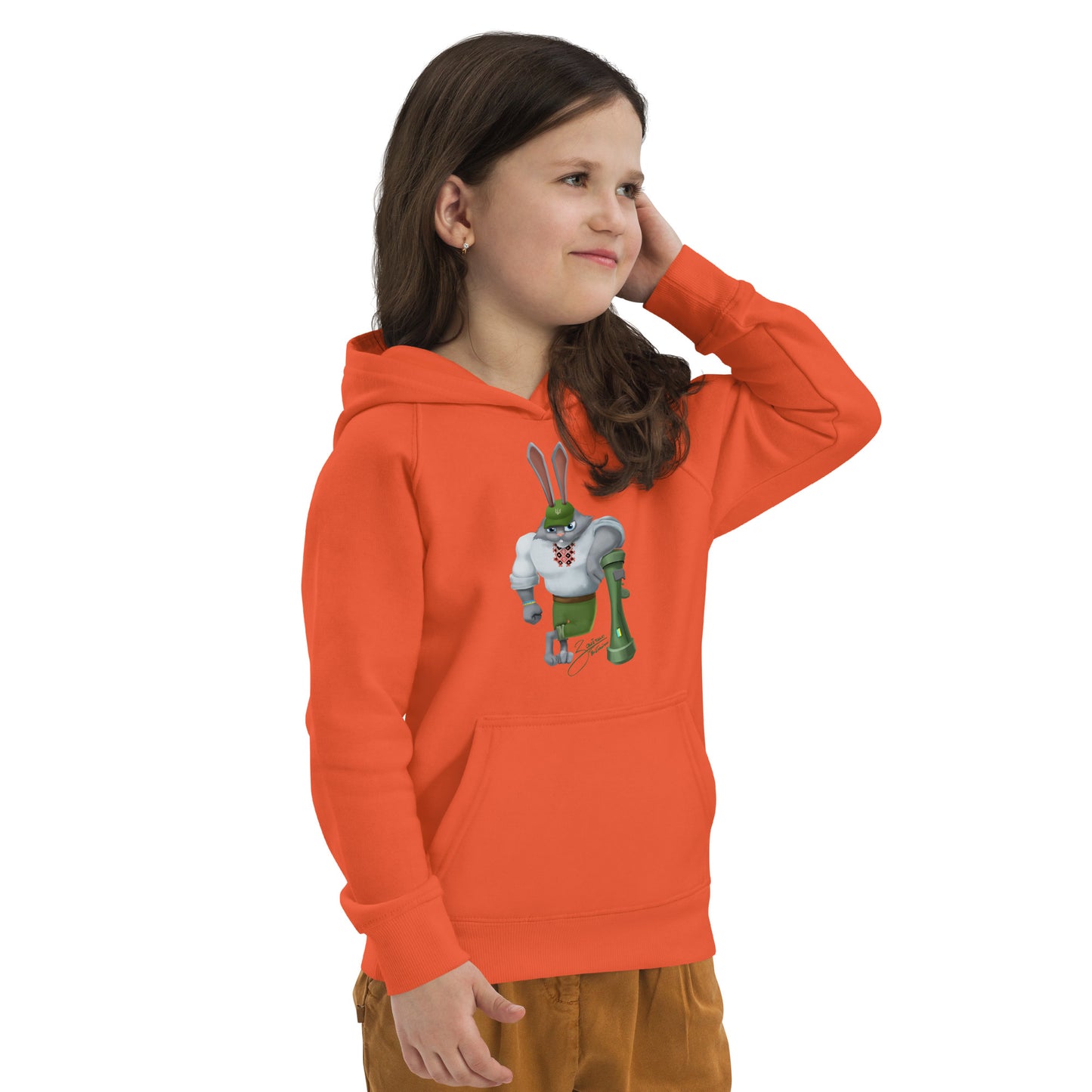 The Rabbit - Зайчик Побігайчик || Kids eco hoodie