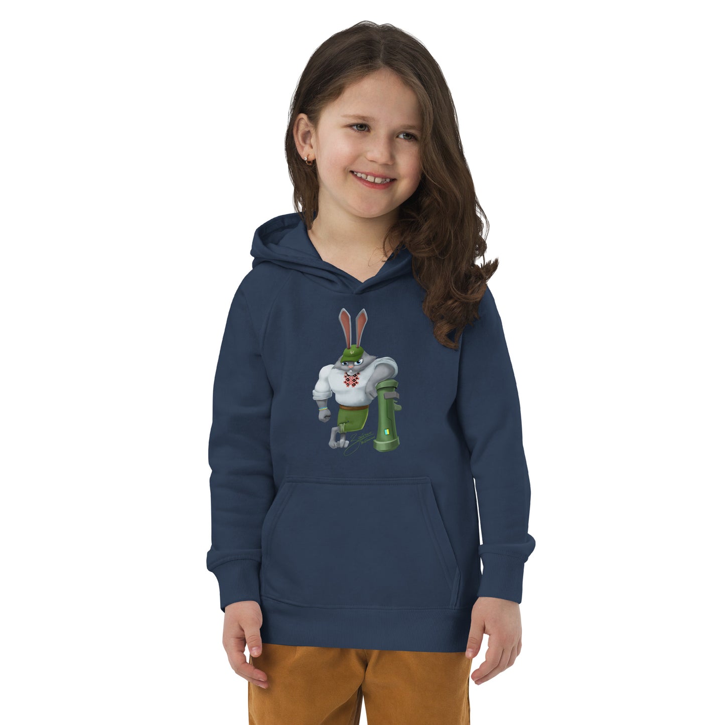 The Rabbit - Зайчик Побігайчик || Kids eco hoodie