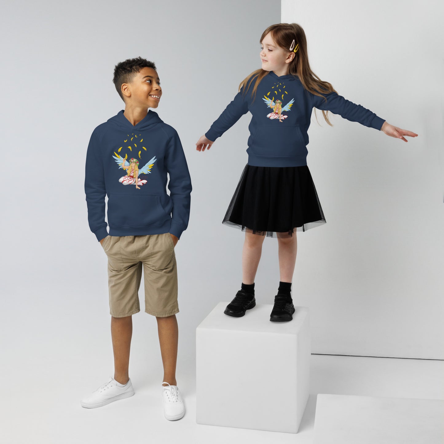 Kривенька Kачечка || Crooked little duckling - Kids eco hoodie