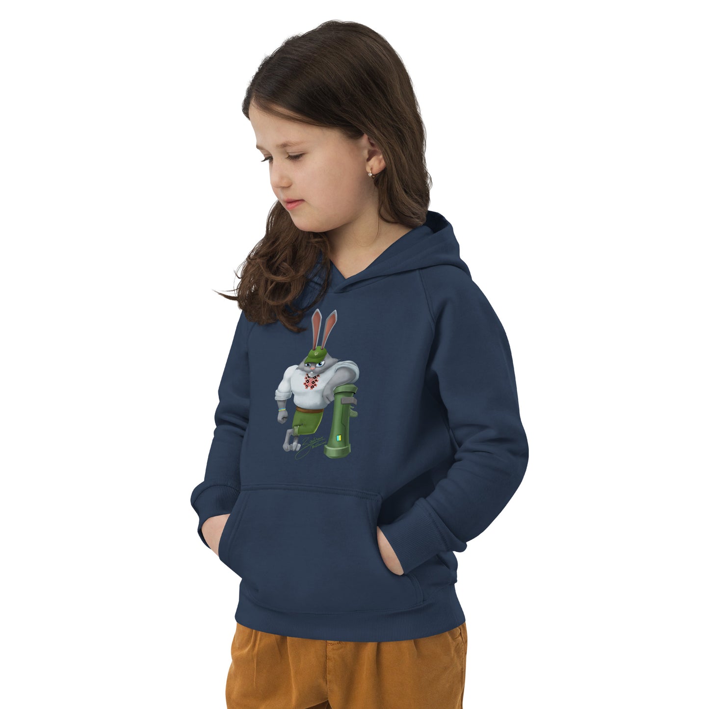 The Rabbit - Зайчик Побігайчик || Kids eco hoodie