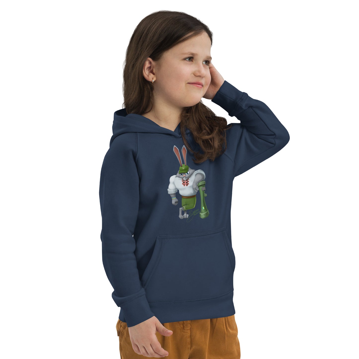 The Rabbit - Зайчик Побігайчик || Kids eco hoodie