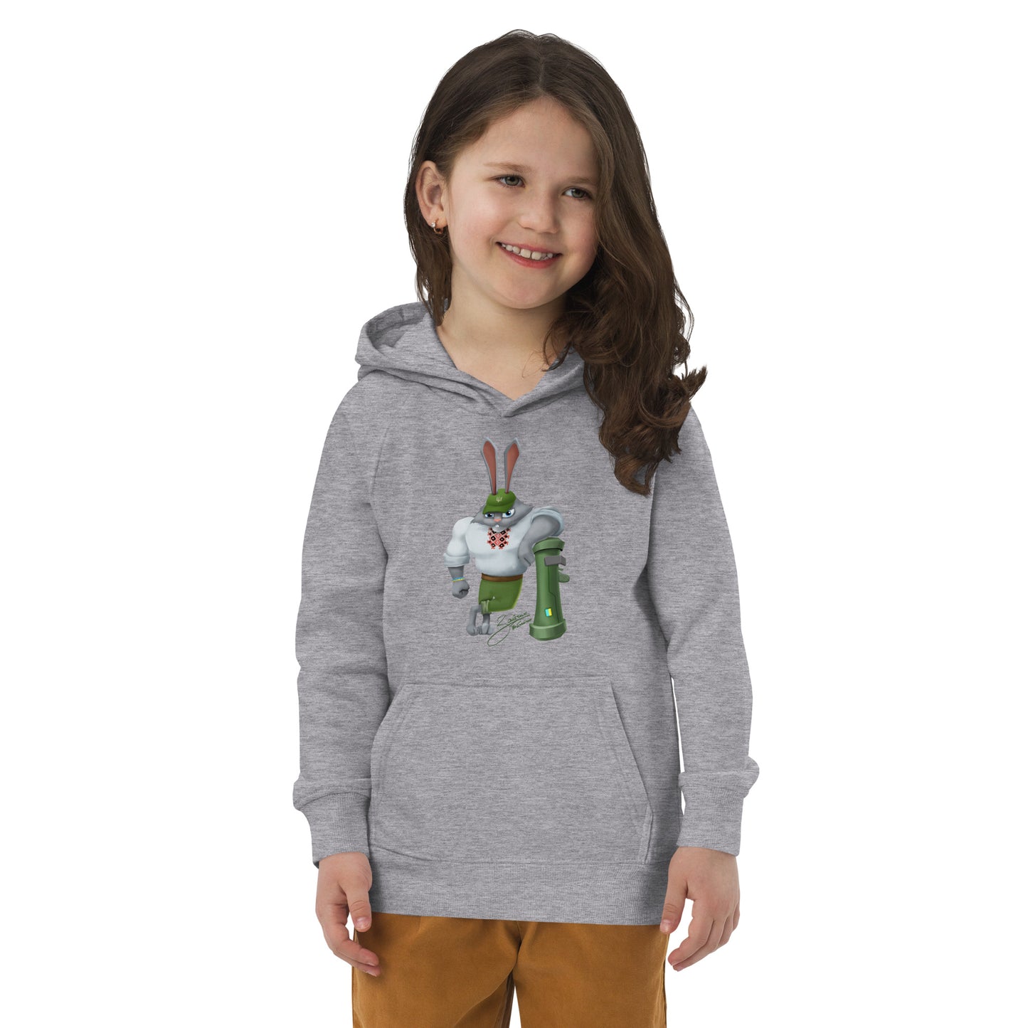 The Rabbit - Зайчик Побігайчик || Kids eco hoodie