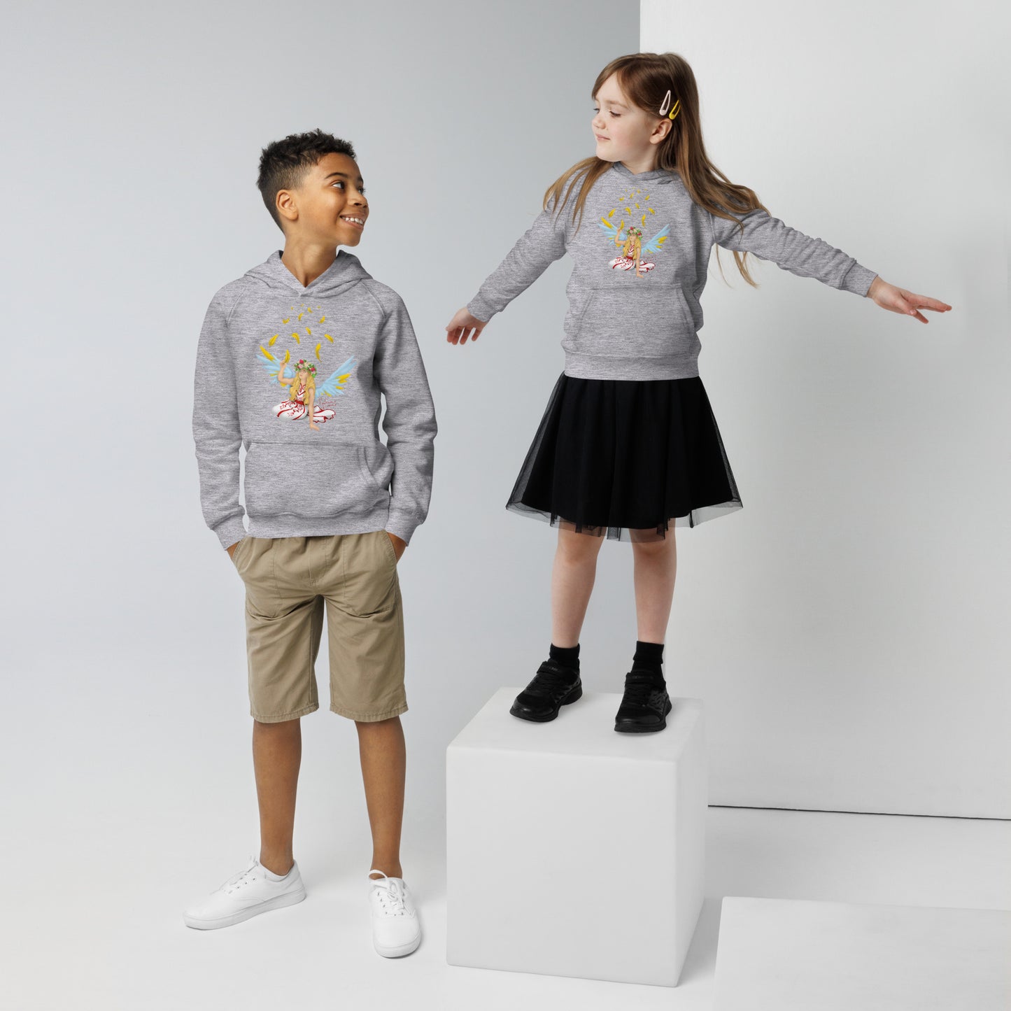 Kривенька Kачечка || Crooked little duckling - Kids eco hoodie