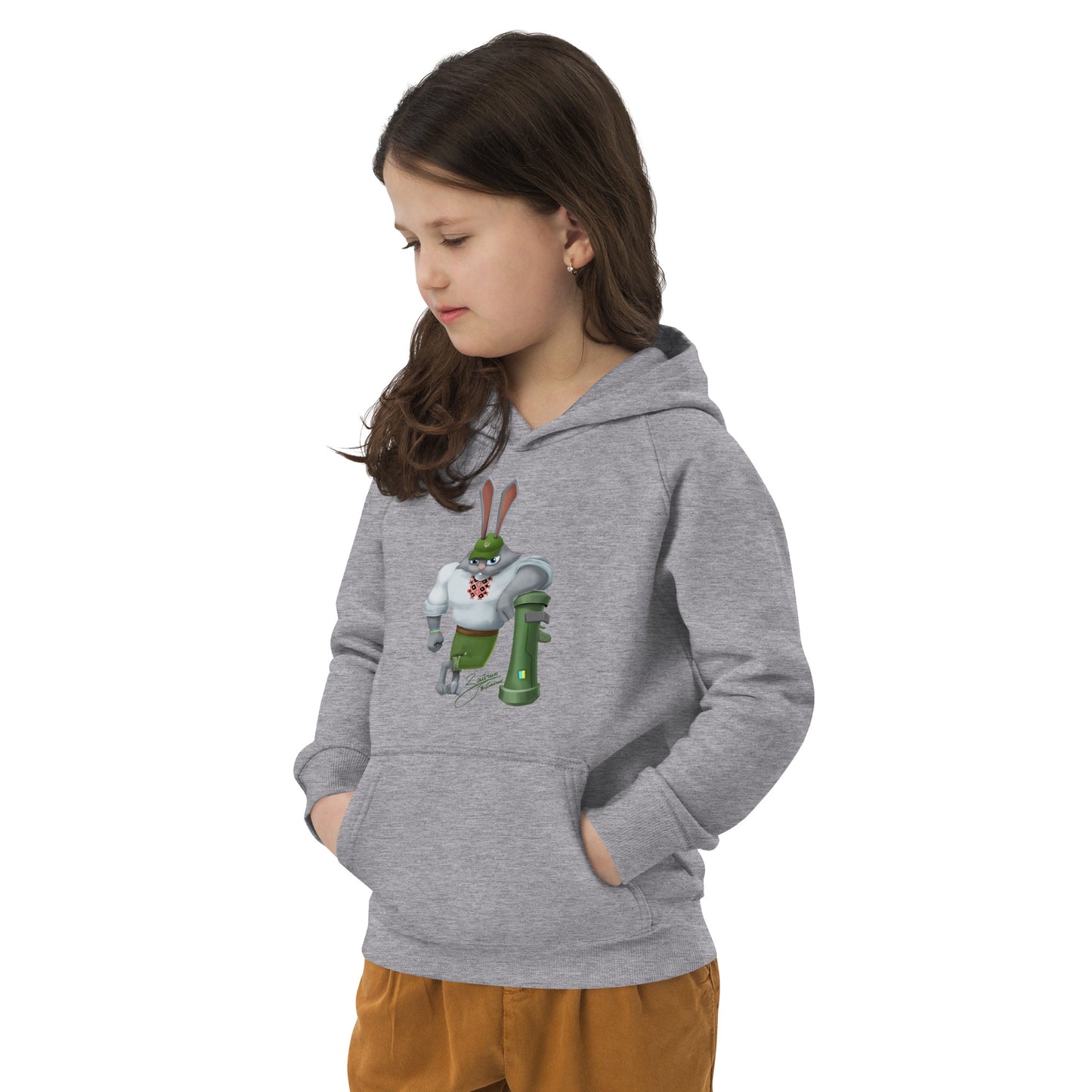 The Rabbit - Зайчик Побігайчик || Kids eco hoodie
