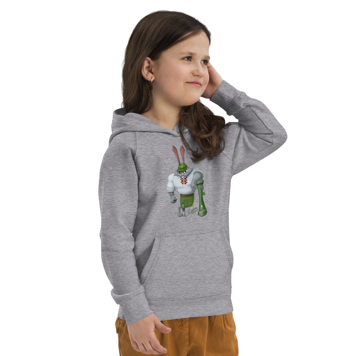 The Rabbit - Зайчик Побігайчик || Kids eco hoodie