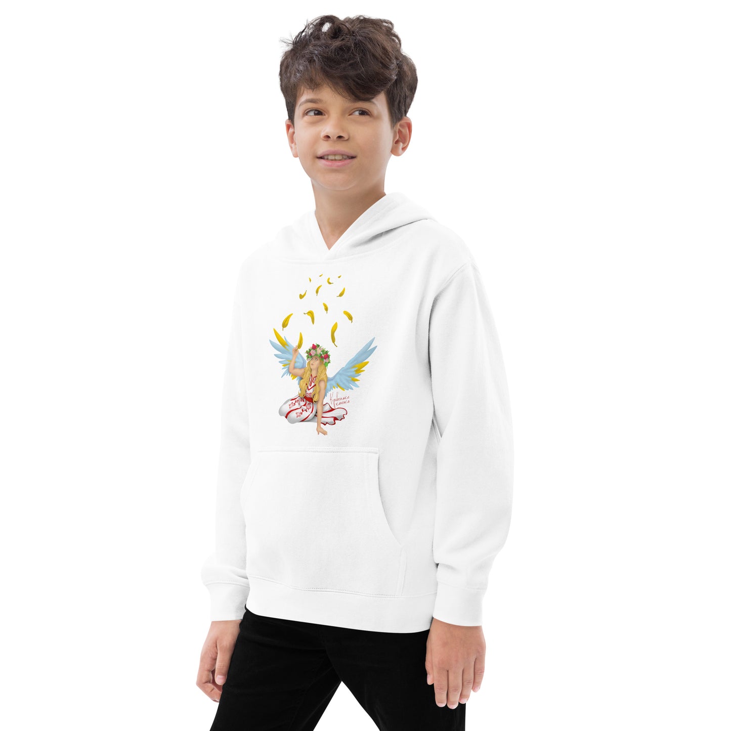 Kривенька Kачечка || Crooked little duckling - Kids fleece hoodie