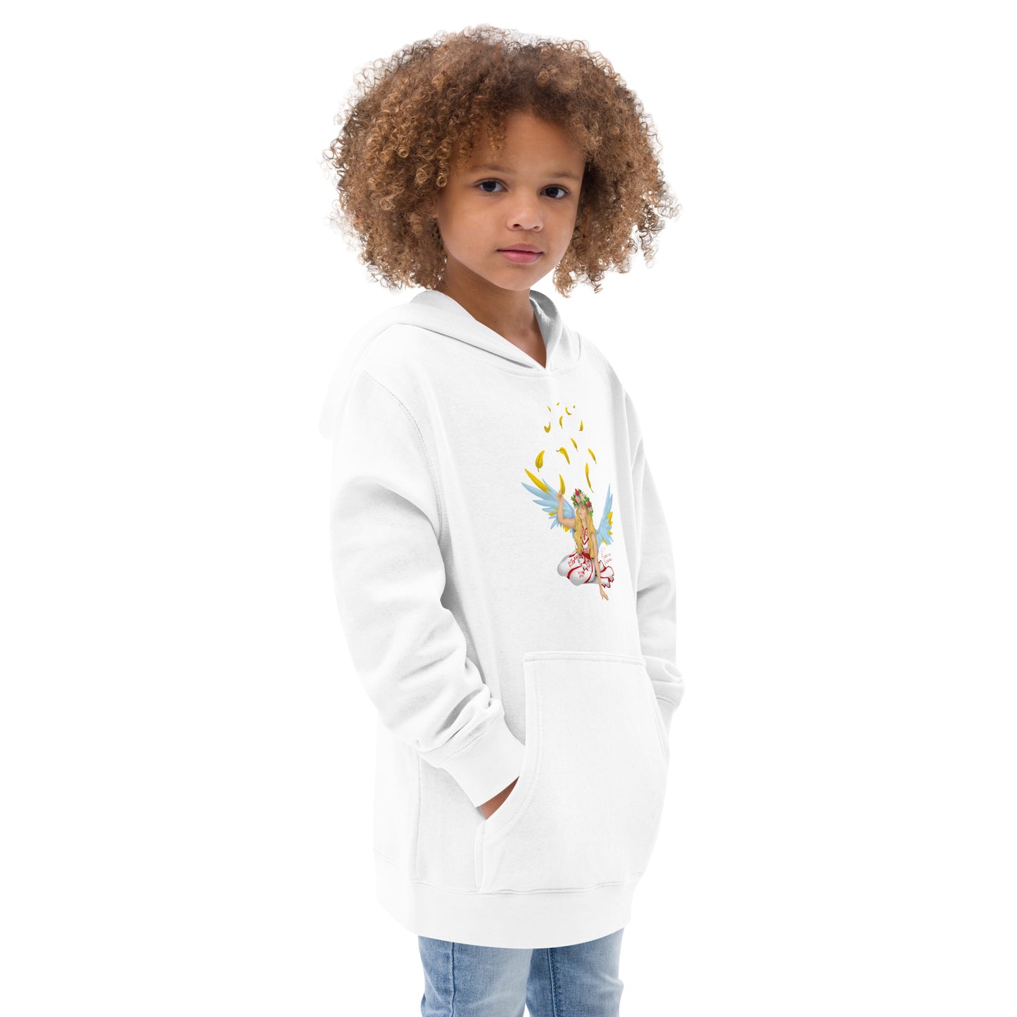 Kривенька Kачечка || Crooked little duckling - Kids fleece hoodie