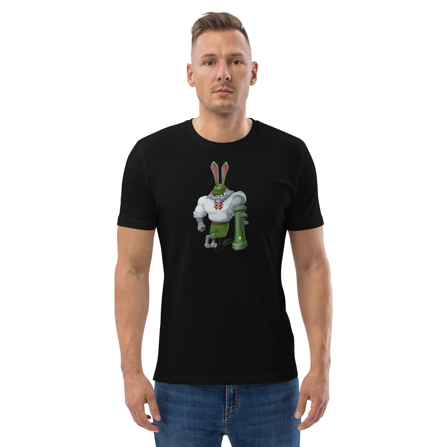 The Rabbit - Зайчик Побігайчик || Unisex organic cotton t-shirt