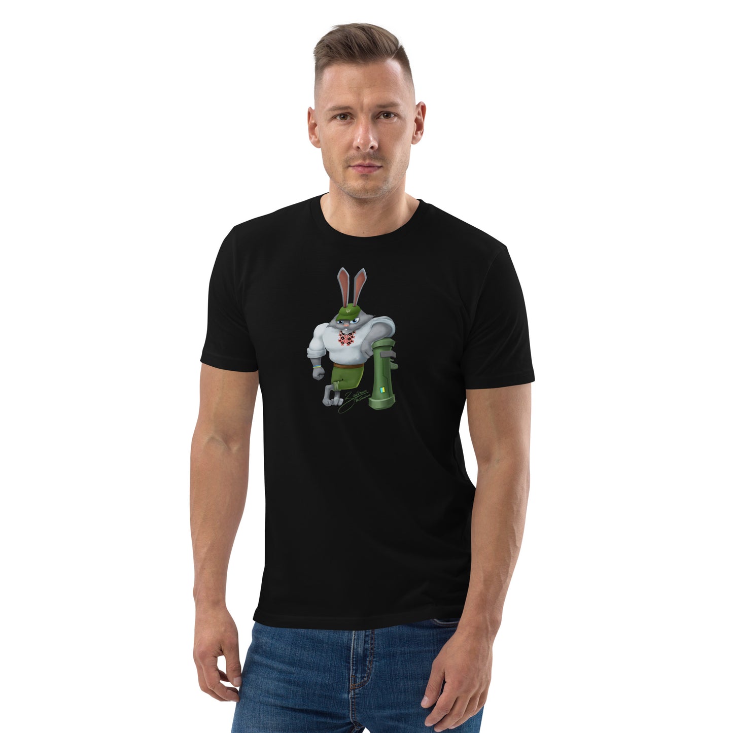 The Rabbit - Зайчик Побігайчик || Unisex organic cotton t-shirt
