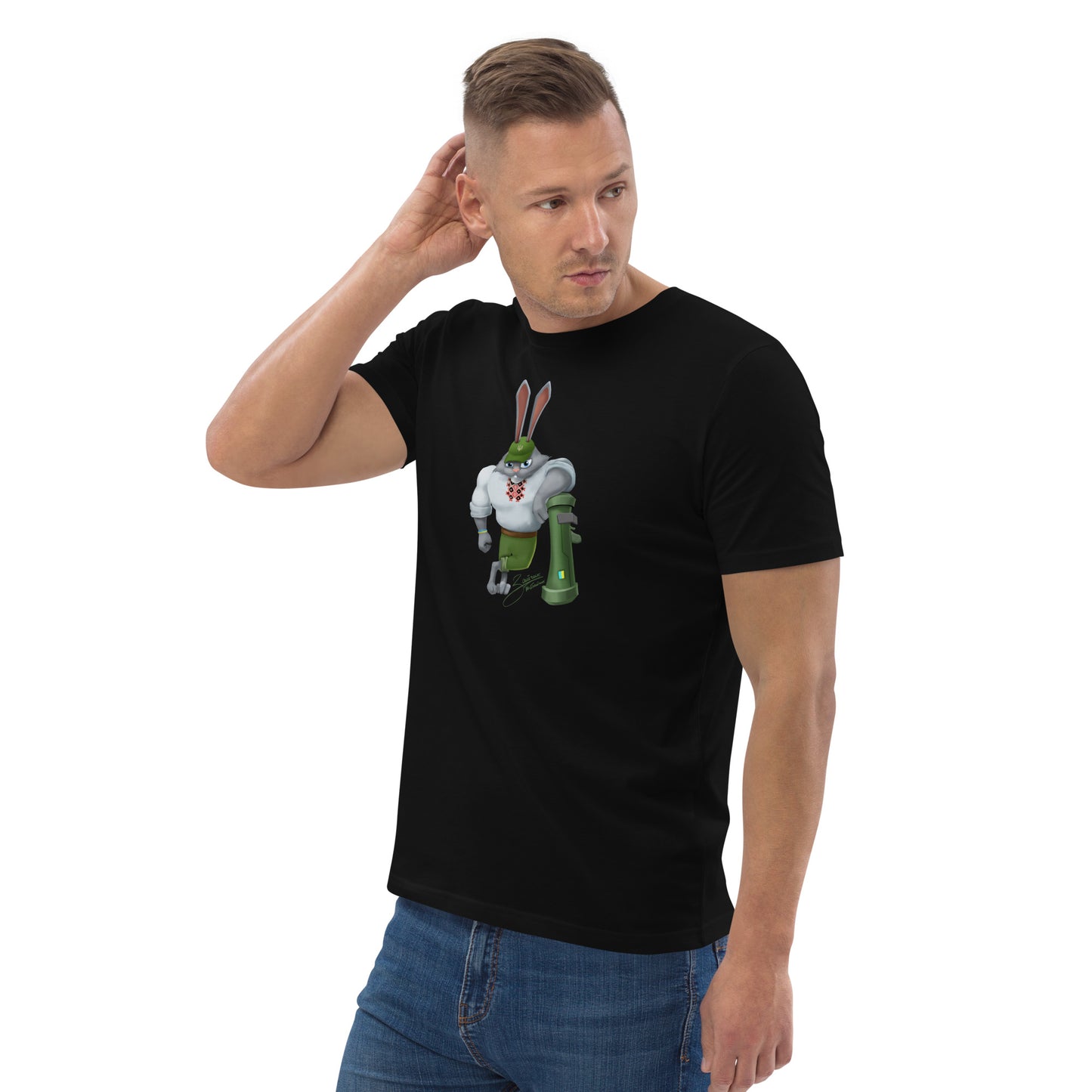 The Rabbit - Зайчик Побігайчик || Unisex organic cotton t-shirt