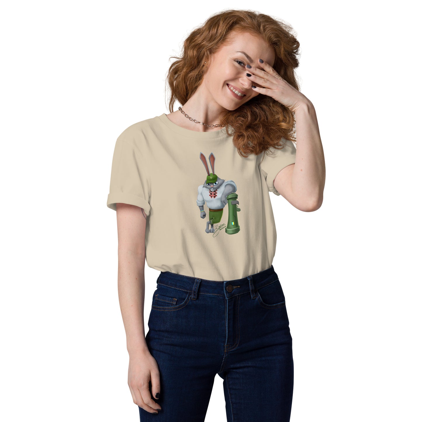 The Rabbit - Зайчик Побігайчик || Unisex organic cotton t-shirt