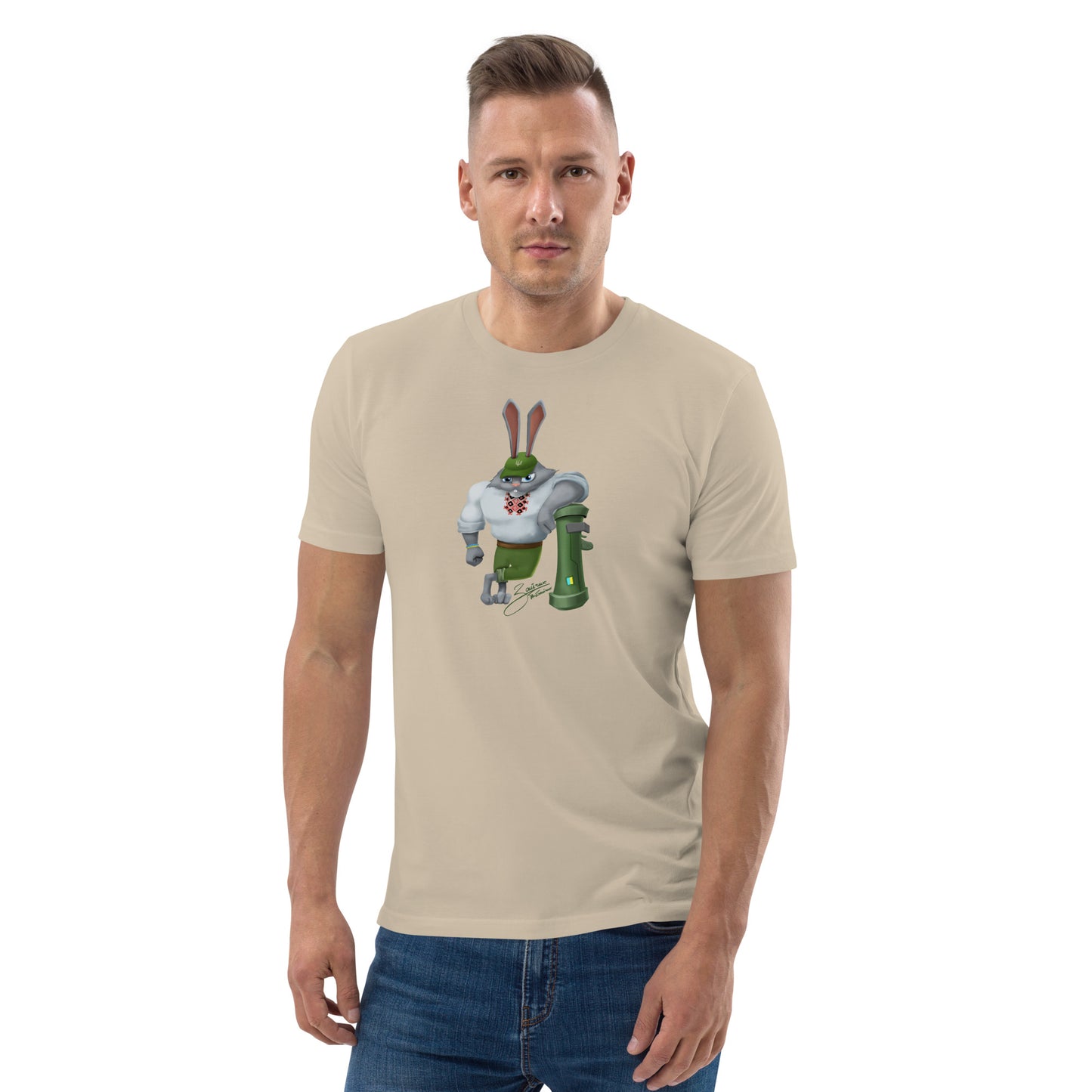The Rabbit - Зайчик Побігайчик || Unisex organic cotton t-shirt