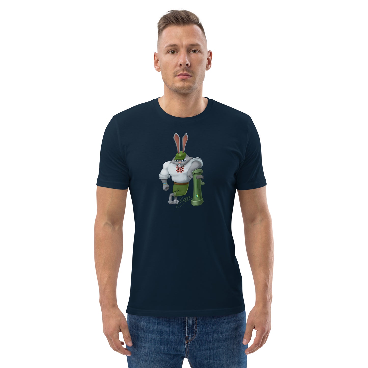 The Rabbit - Зайчик Побігайчик || Unisex organic cotton t-shirt
