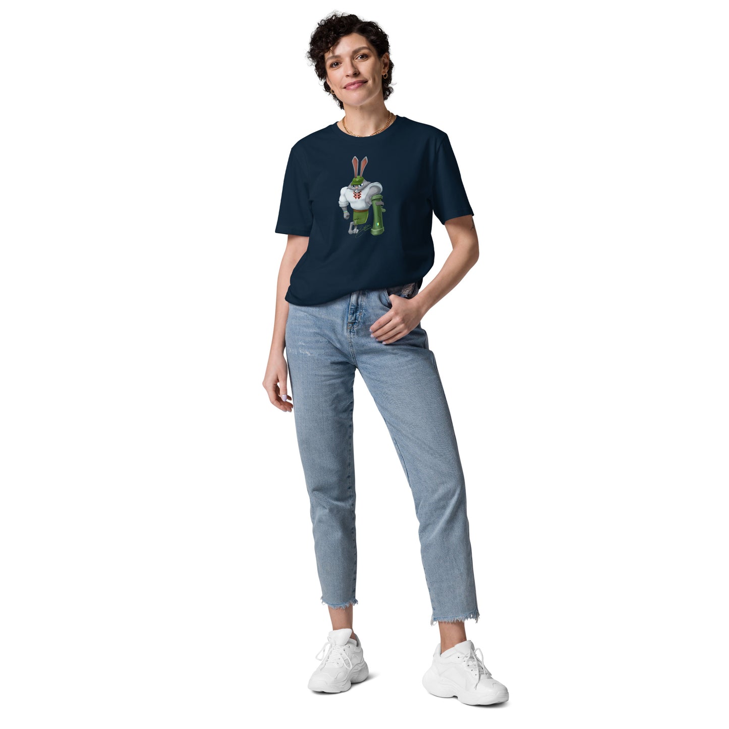The Rabbit - Зайчик Побігайчик || Unisex organic cotton t-shirt