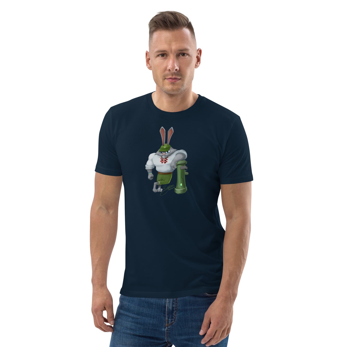 The Rabbit - Зайчик Побігайчик || Unisex organic cotton t-shirt