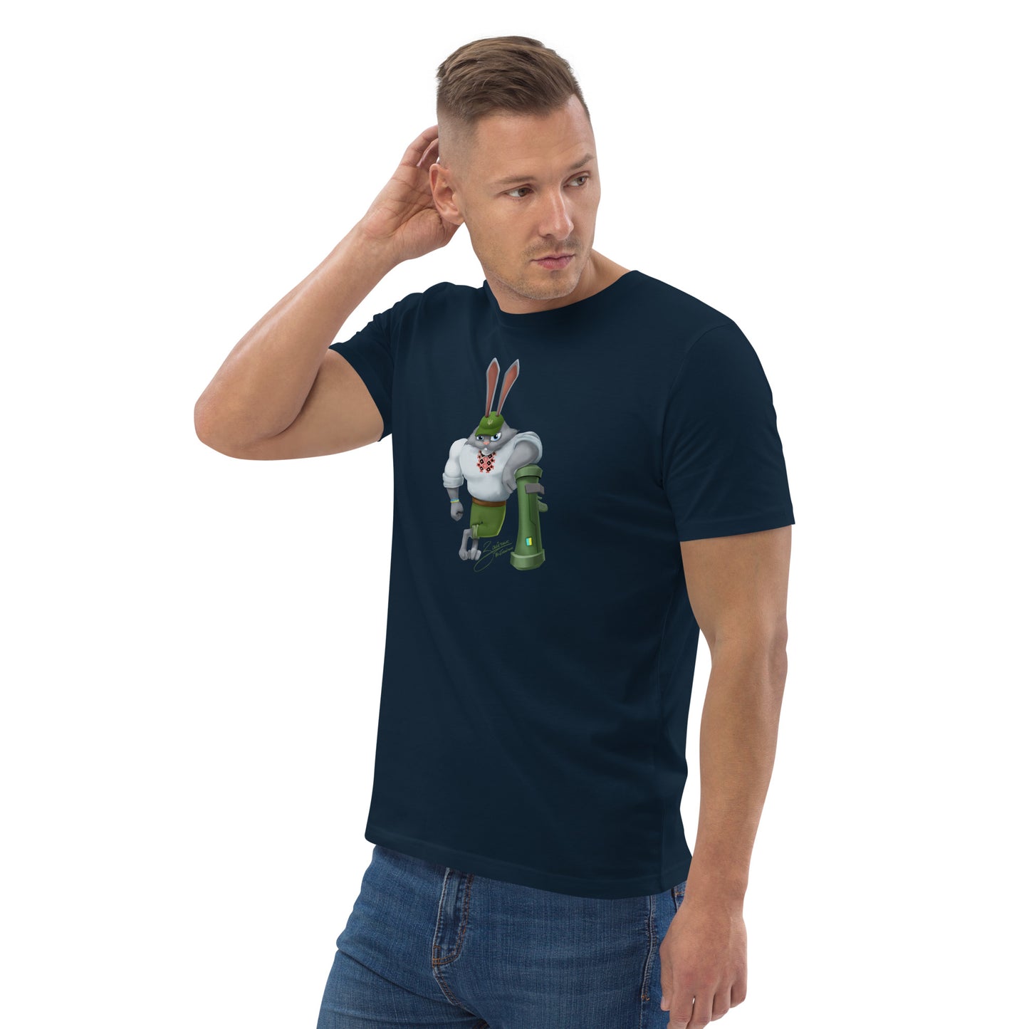 The Rabbit - Зайчик Побігайчик || Unisex organic cotton t-shirt