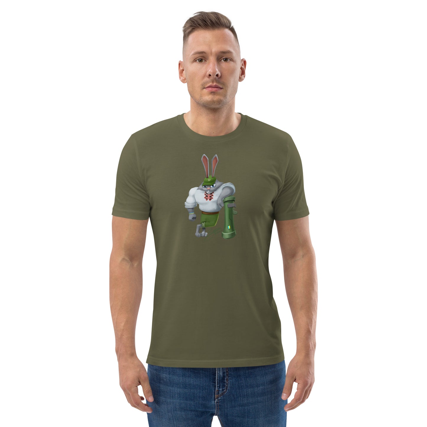 The Rabbit - Зайчик Побігайчик || Unisex organic cotton t-shirt