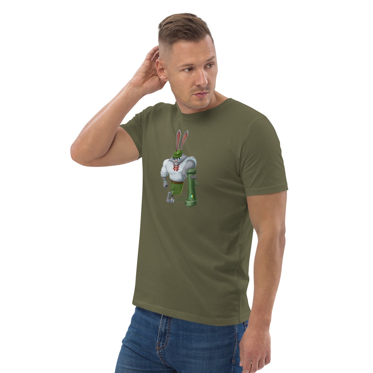 The Rabbit - Зайчик Побігайчик || Unisex organic cotton t-shirt