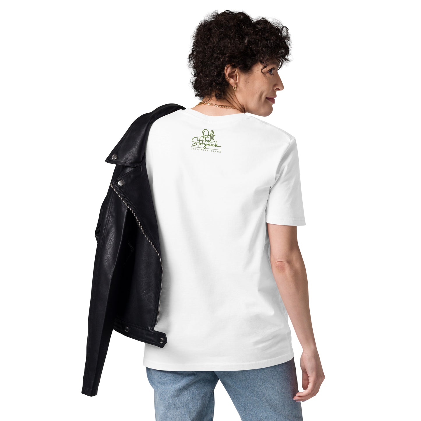 The Rabbit - Зайчик Побігайчик || Unisex organic cotton t-shirt || White