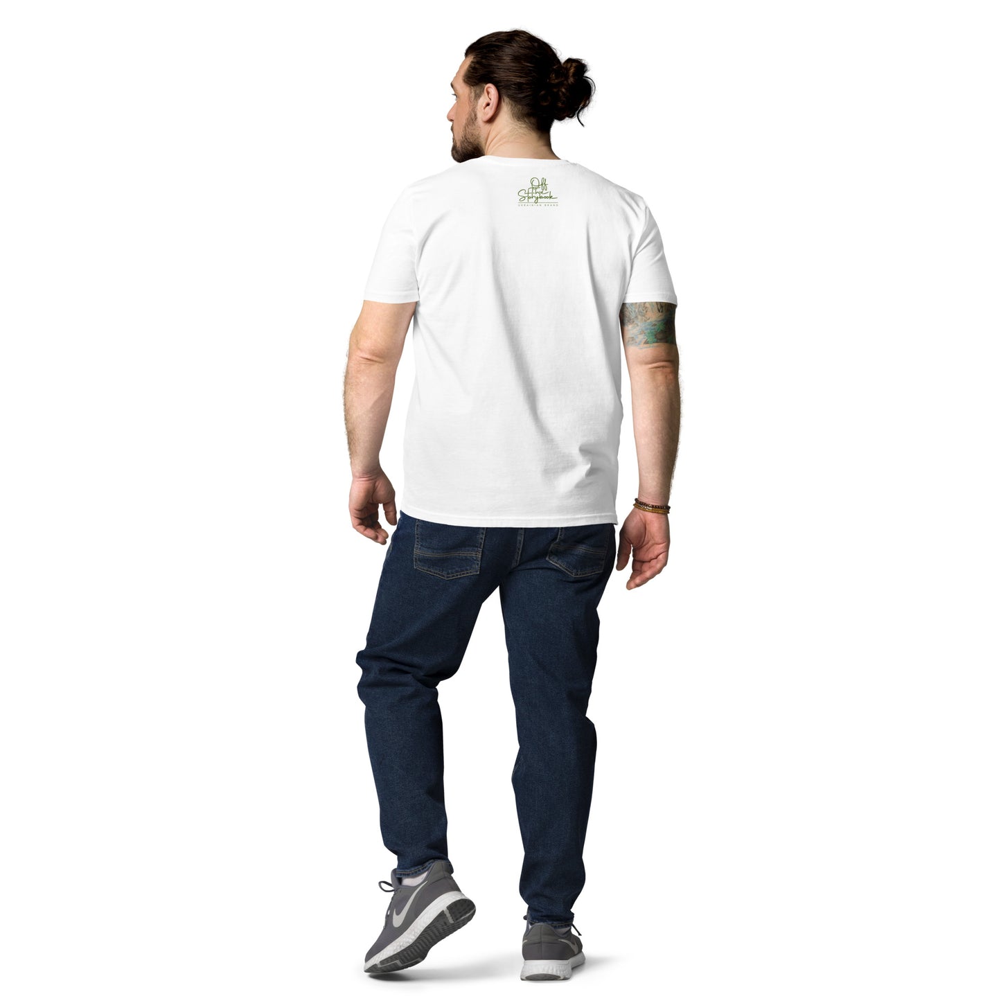 The Rabbit - Зайчик Побігайчик || Unisex organic cotton t-shirt || White