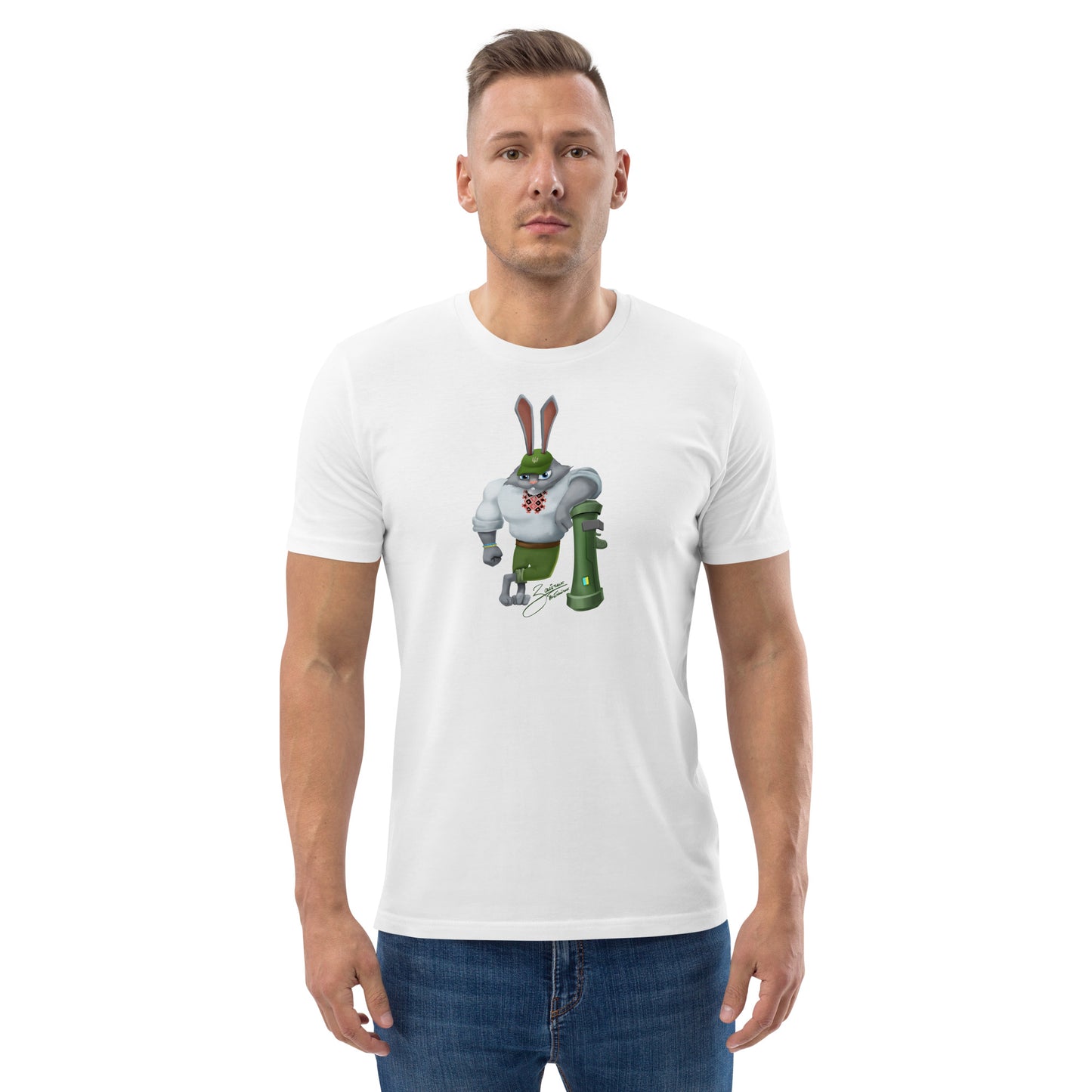 The Rabbit - Зайчик Побігайчик || Unisex organic cotton t-shirt