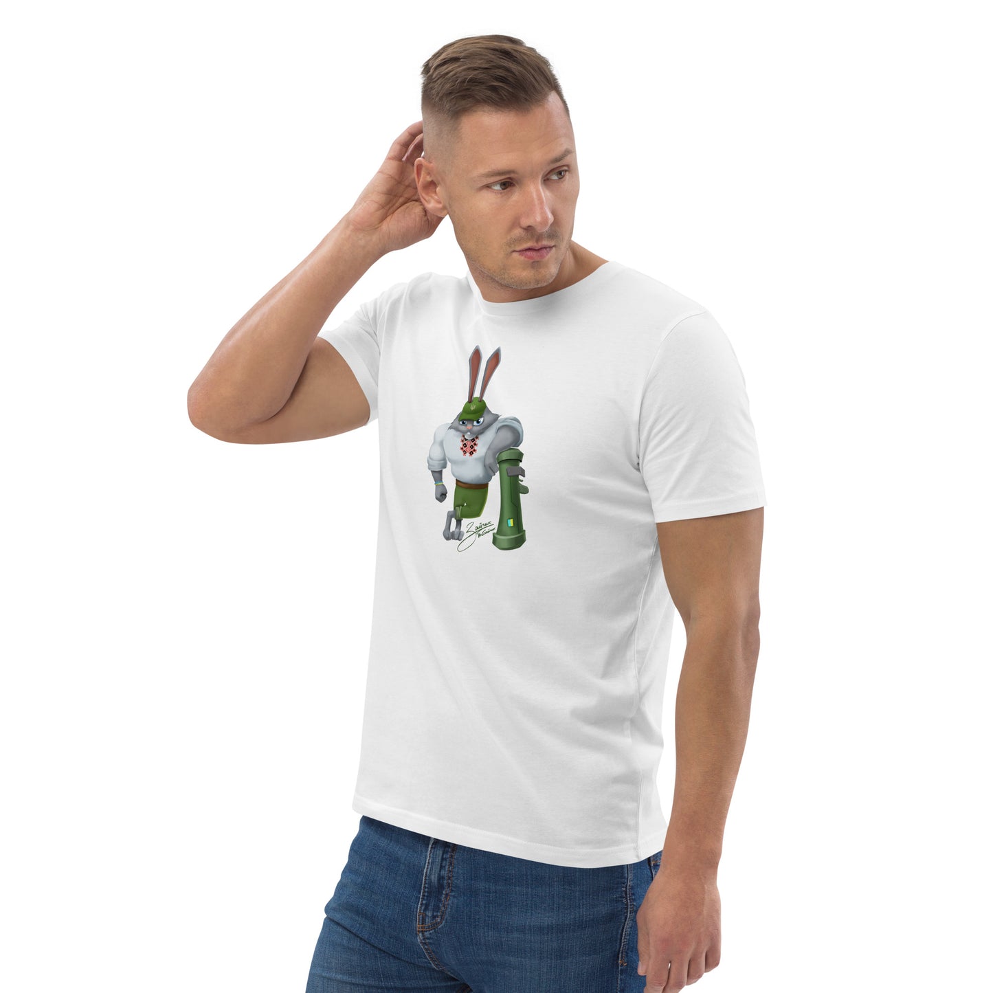 The Rabbit - Зайчик Побігайчик || Unisex organic cotton t-shirt