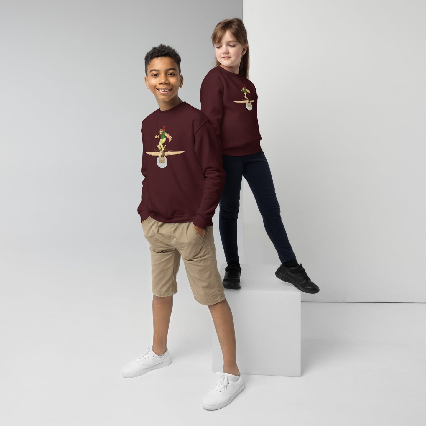 Івасик - Телесик || Ivasuk Telesuk Youth crewneck sweatshirt