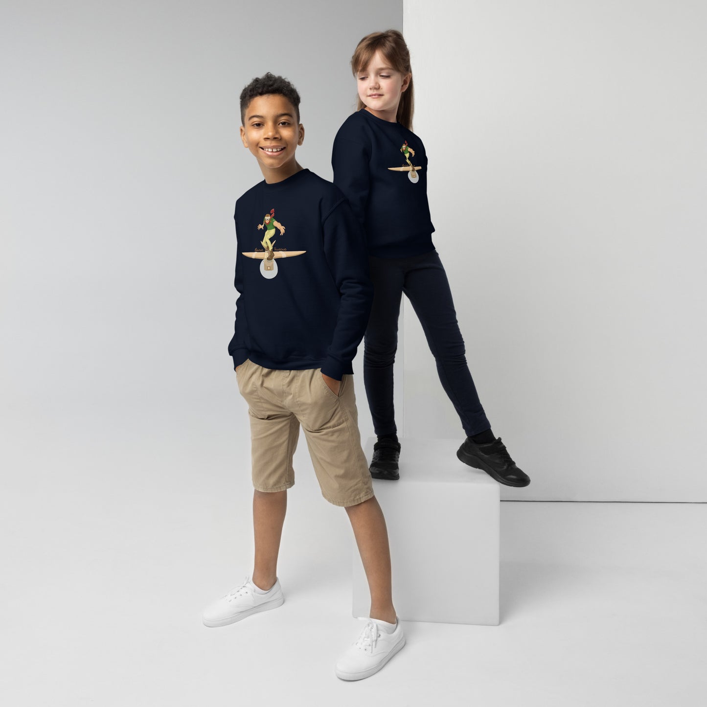 Івасик - Телесик || Ivasuk Telesuk Youth crewneck sweatshirt